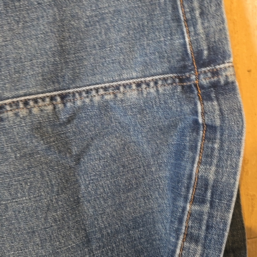Talbot's Denim Blue Jean Pencil Skirt - Picture 6 of 8